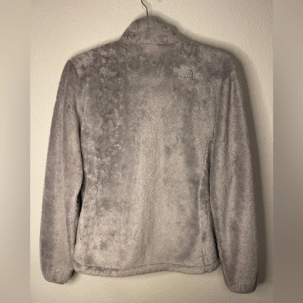 The North Face Fleece Grey Winter Outdoor Osito Jacket Small Teddy - Picture 6 of 11
